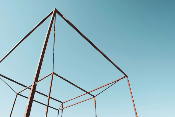 white metal frame under blue sky during daytime